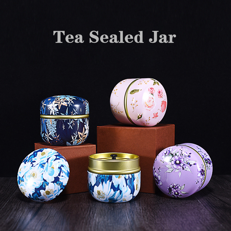 Snack Container Travel - Theebus Theedoos Containers Kaarsenblikjes Koffie Snoep