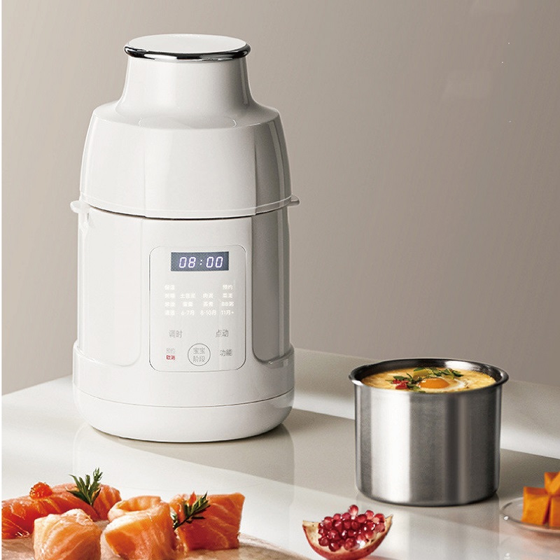 Baby Rice Food - 220V Babyvoedselprocessor Volledig stalen babyvoedselmaker Stomen