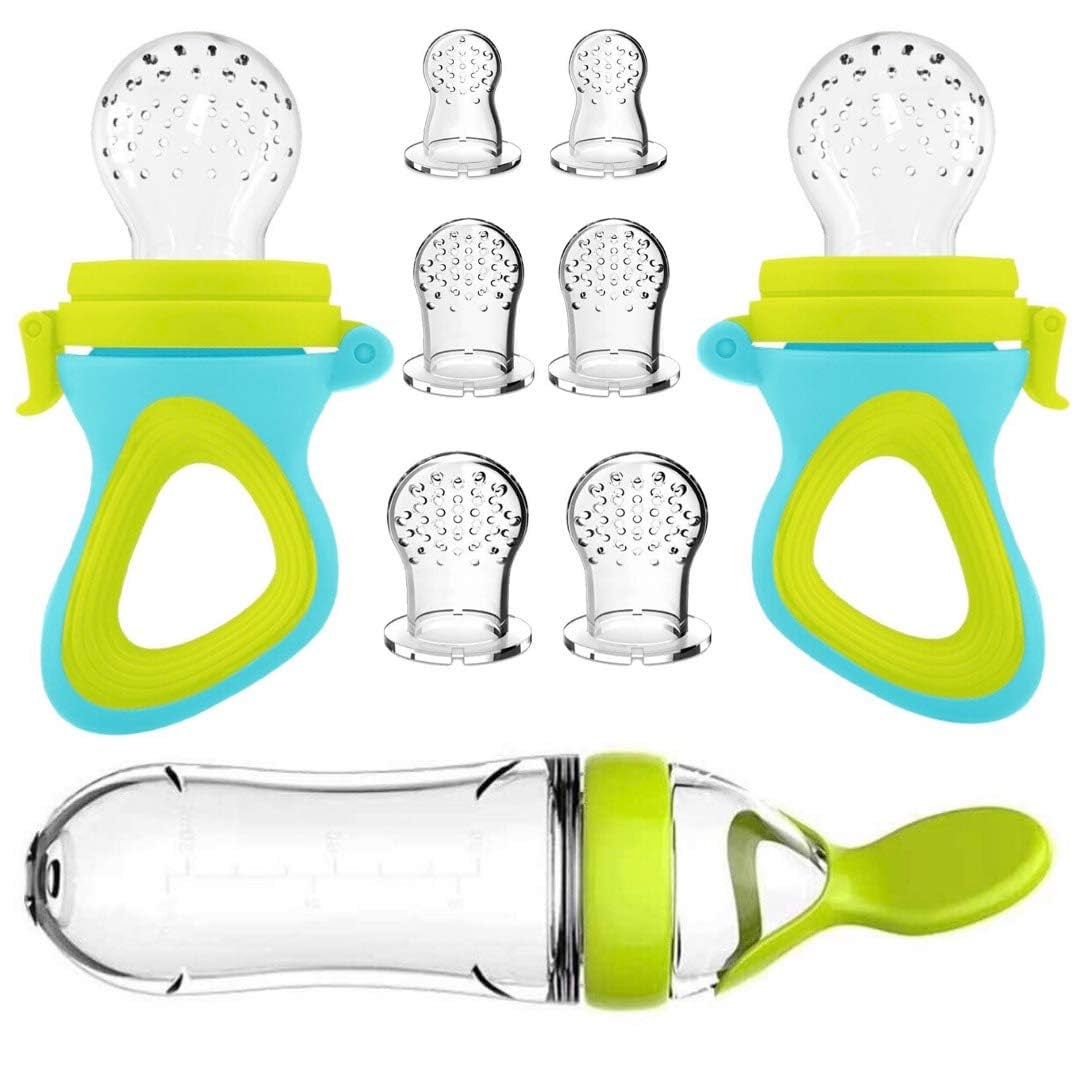 Baby Rice Food - Knijpen Zuigfles Cup Siliconen Pasgeboren Baby