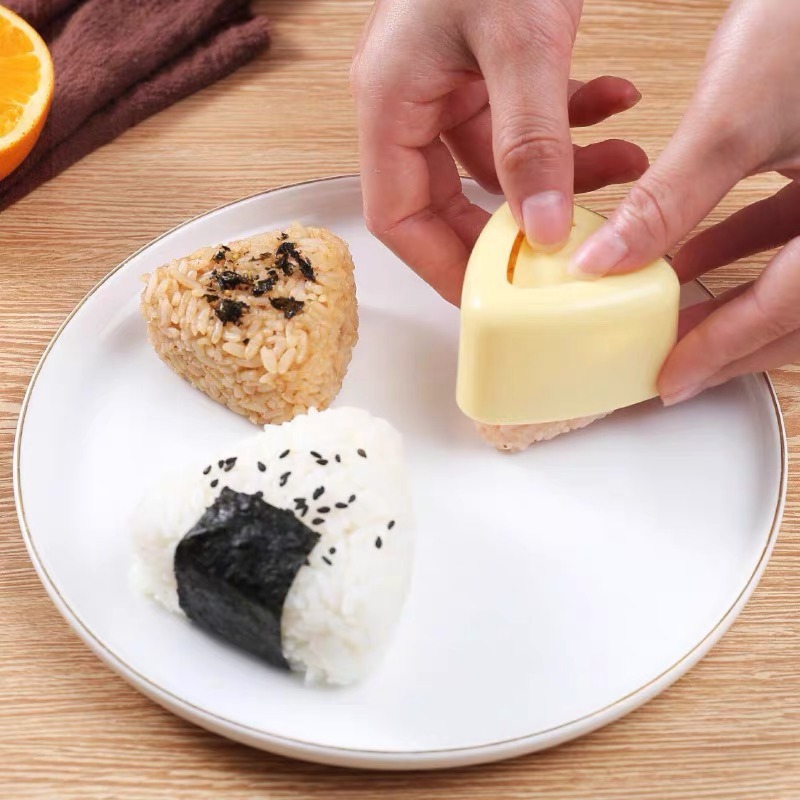 Baby Rice Food - 1/2 Stuks Driehoekige Plastic Sushi Mold