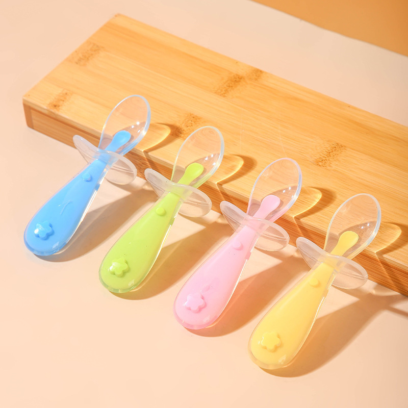 Baby Rice Food - Baby siliconen lepel, baby rijstpasta voeden,