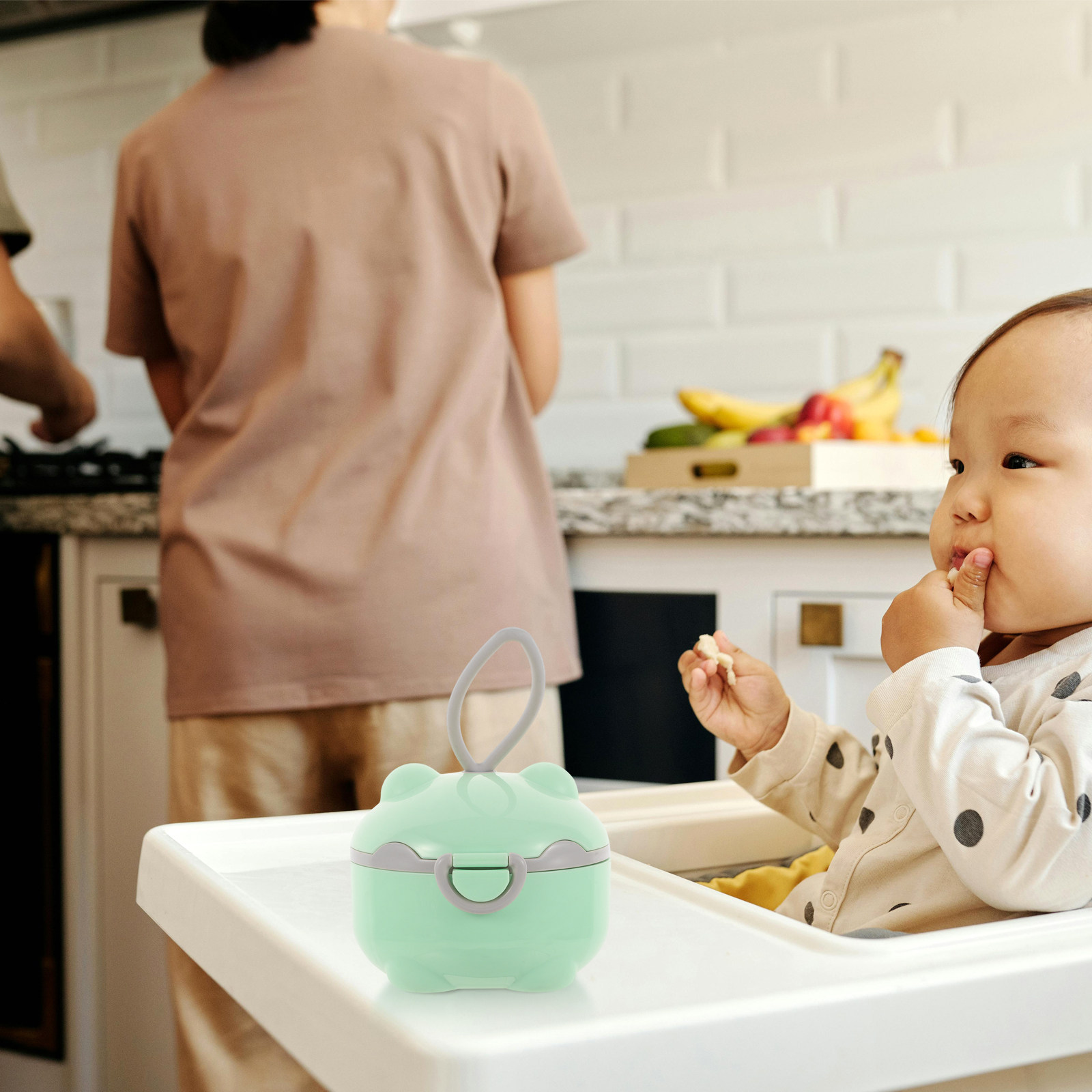 Baby Rice Food - Grote, luchtdichte, draagbare bewaardoos voor babymelkpoeder,