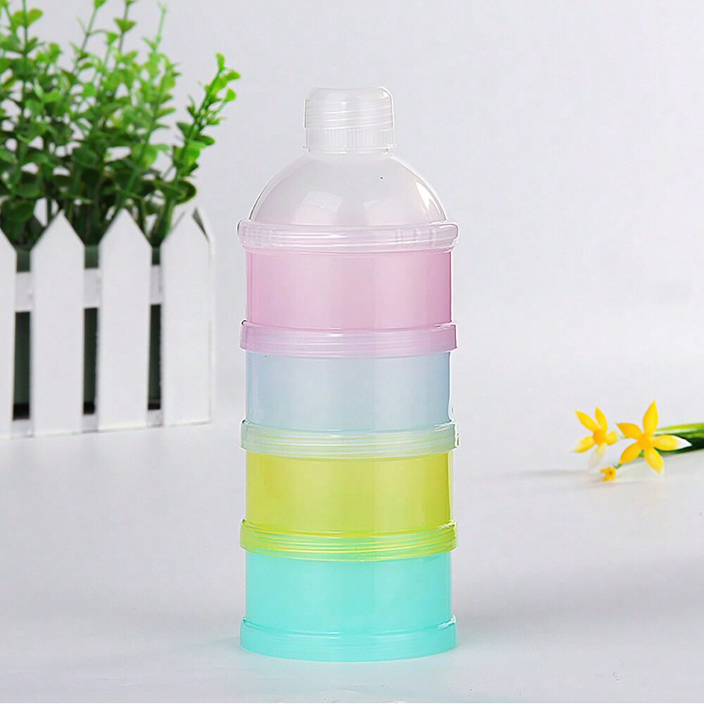 Baby Food Universe - Draagbare opbergcontainer voor formule voor baby-uitjes,