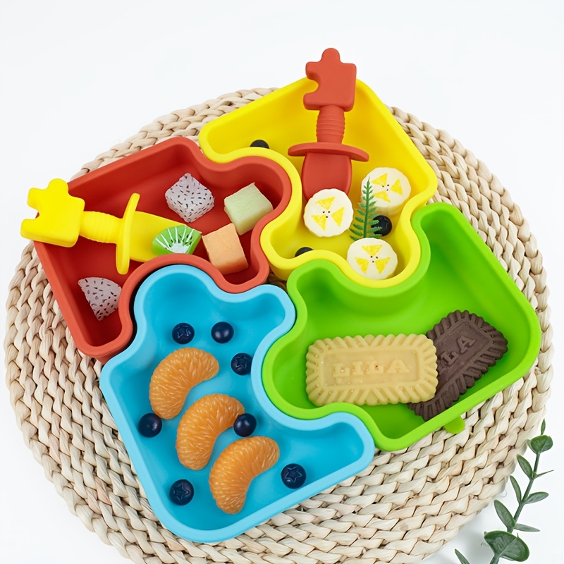 Baby Food Universe - 6 stks/set baby Siliconen Voeden Gebruiksvoorwerp