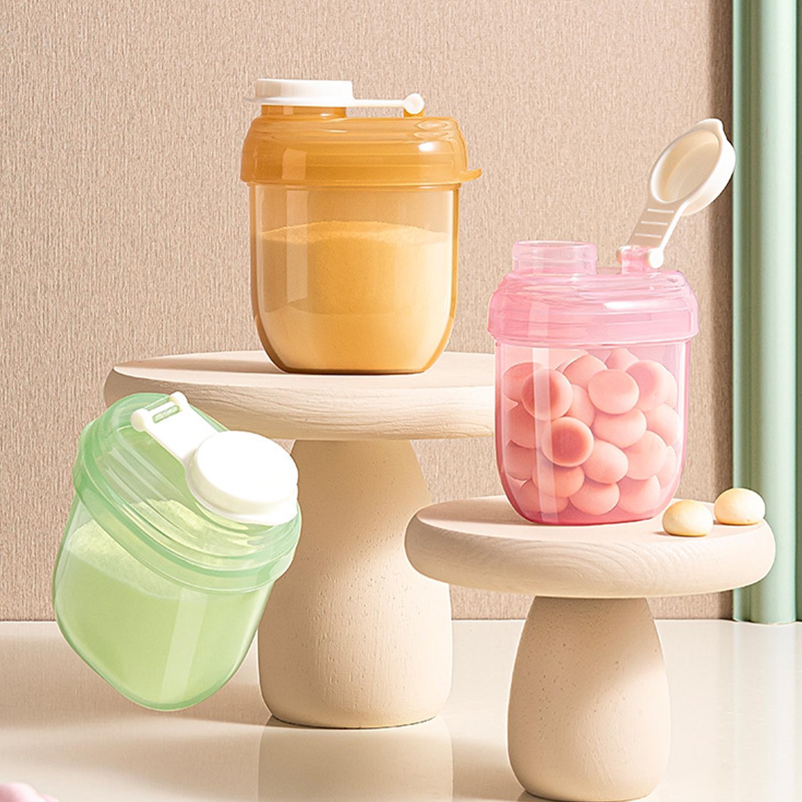 Snack Container Travel - Formule-dispenser Draagbare melkpoedercontainer Luchtdicht verzegelde snackopbergdoos