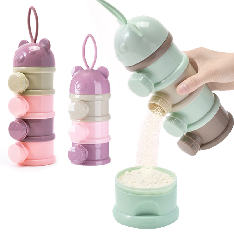 Baby Food Universe - Opslag Drie/Vier Tier Draagbare Voedselcontainer Poeder