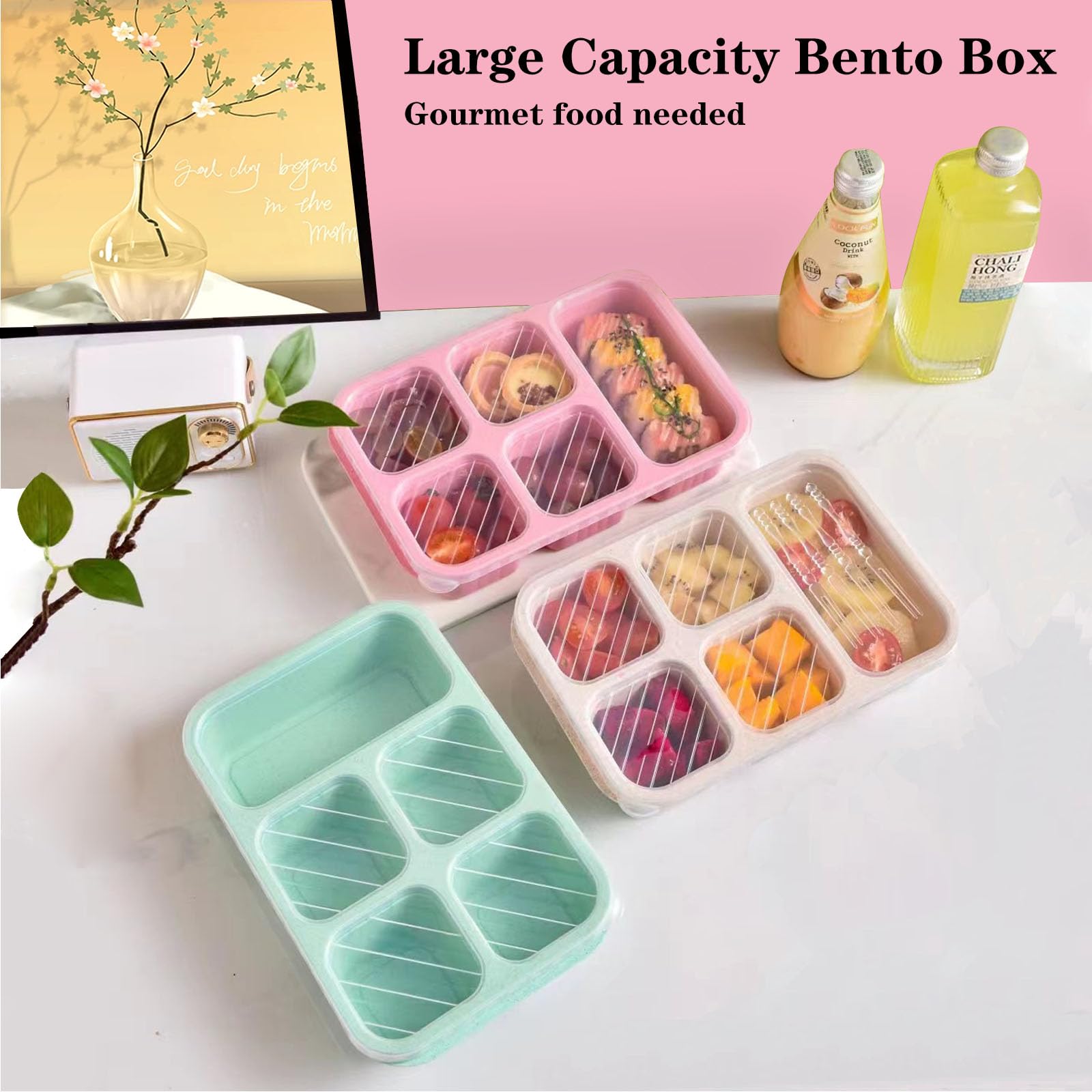 1PC, Bento-lunchbox, geschikt  - Snack Container Travel recensie en prijs