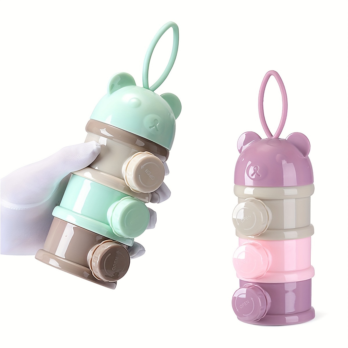 Babymelkpoedercontainer met gr - Snack Container Travel recensie en prijs