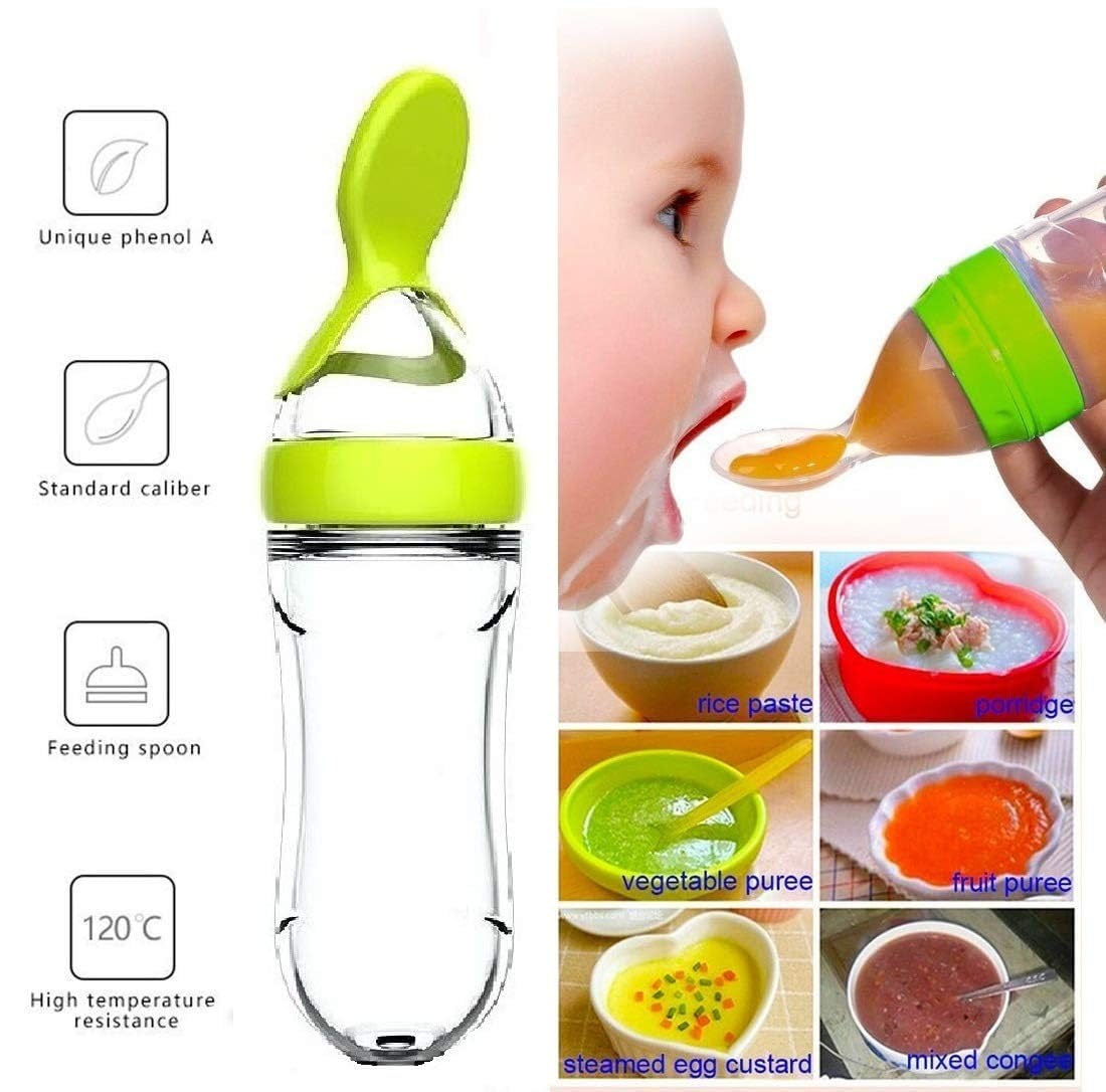Knijpen Zuigfles Cup Siliconen - Baby Rice Food recensie en prijs