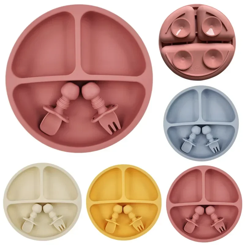 3 Stuks Siliconen Babyvoeding  - Plate Suction Toddler recensie en prijs