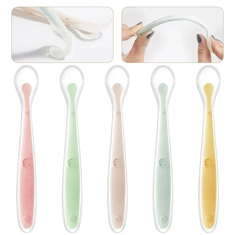 Zachte siliconen babylepel, aa - Baby Food Quantity recensie en prijs