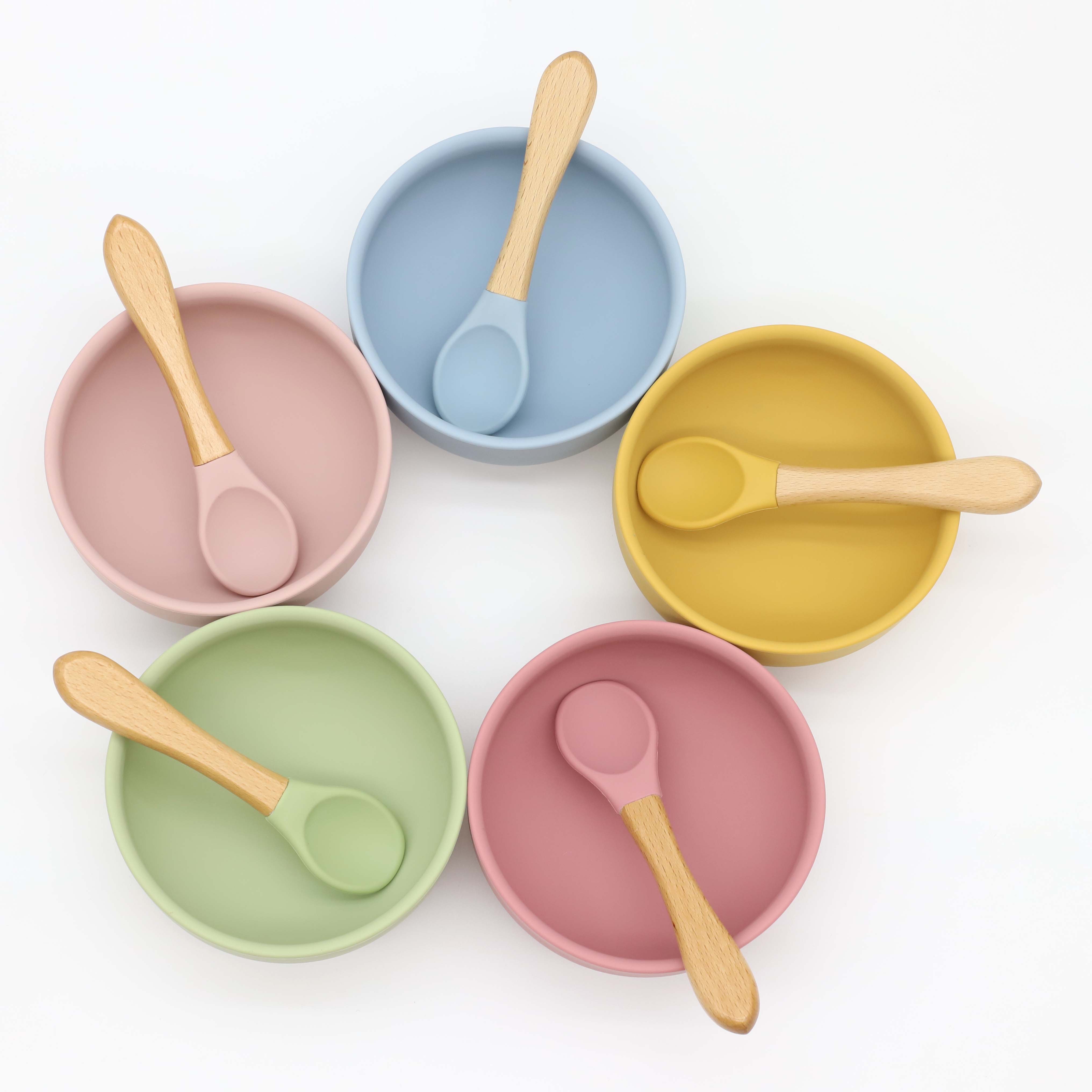 Siliconen kom met zuignap, lep - Baby Food Quantity recensie en prijs