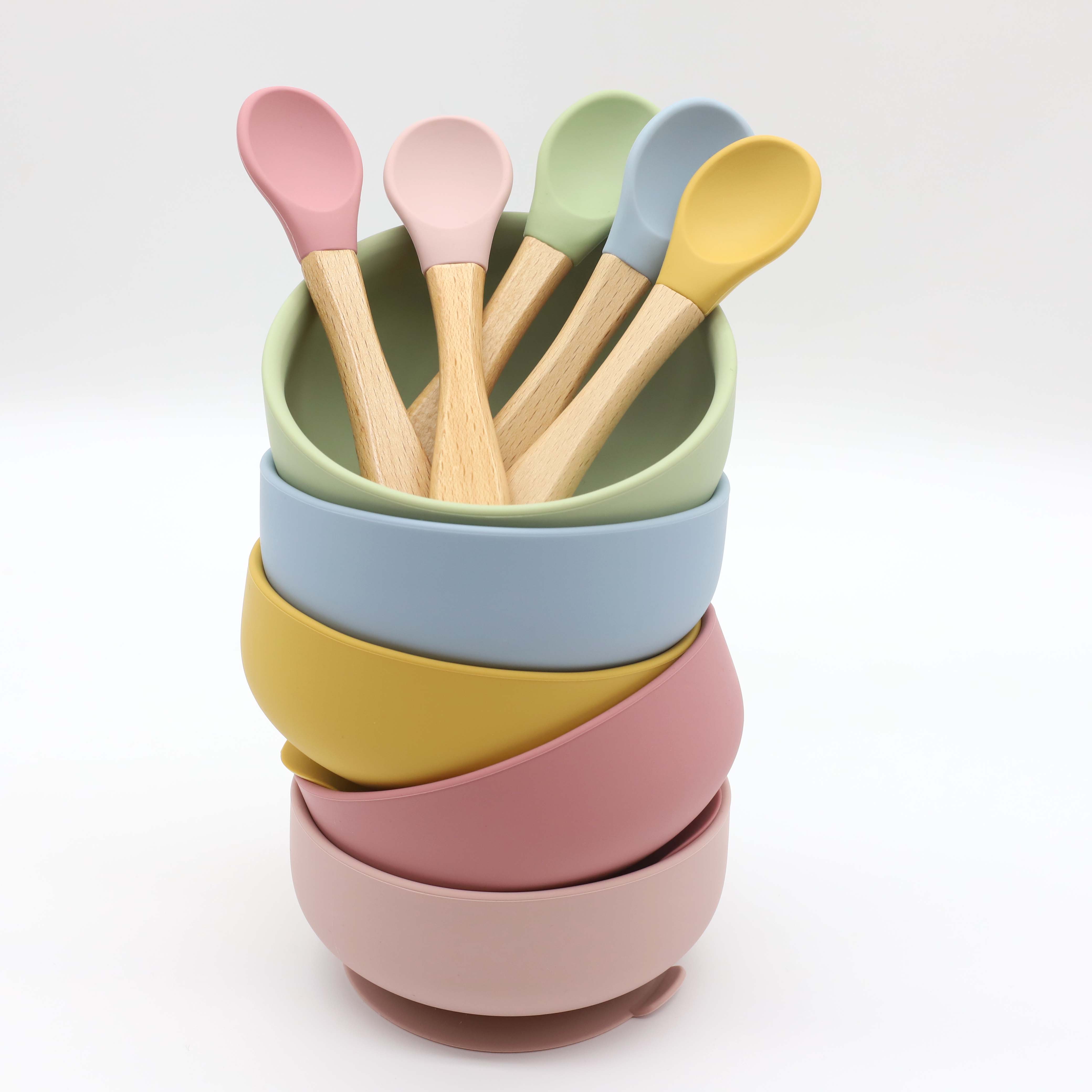 Siliconen kom met zuignap, lep - Baby Food Quantity recensie en prijs