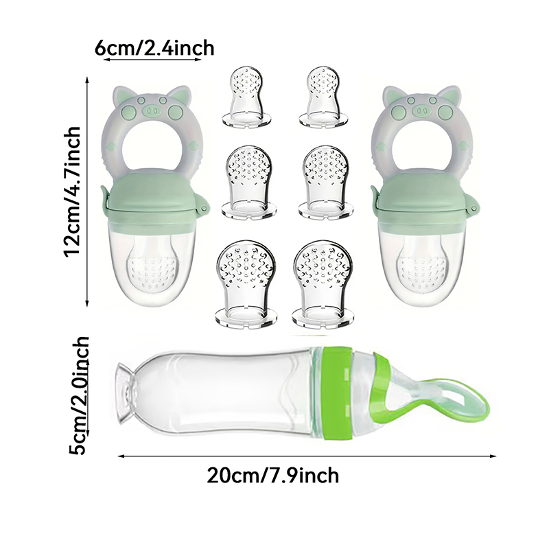 9 stuks voedingsbestek: 1 sili - Baby Rice Food recensie en prijs