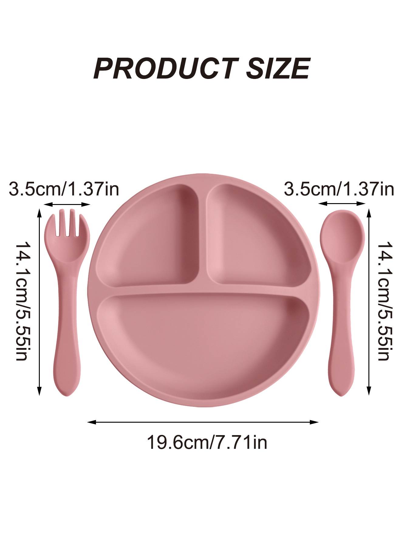 3 STKS Siliconen Babyvoeding S - Plate Suction Toddler recensie en prijs