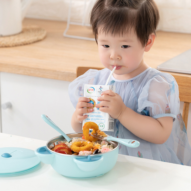 Babybord van roestvrij staal 3 - Plate Suction Toddler recensie en prijs